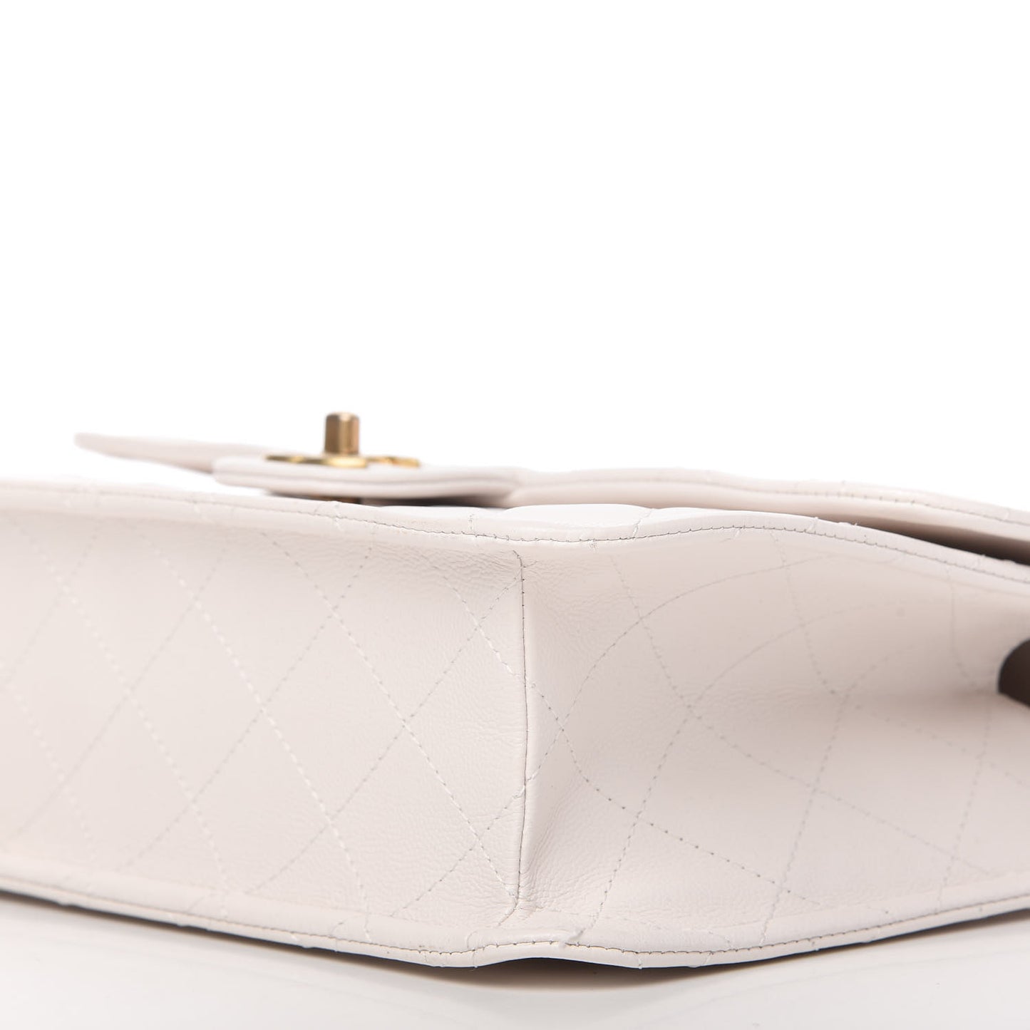 Caviar Quilted Large Sweet Classic Flap White