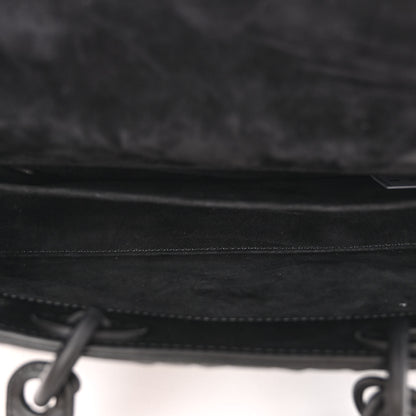 Christian Dior Calfskin Cannage Diamond Medium Lady D-Joy Black 5 of 11