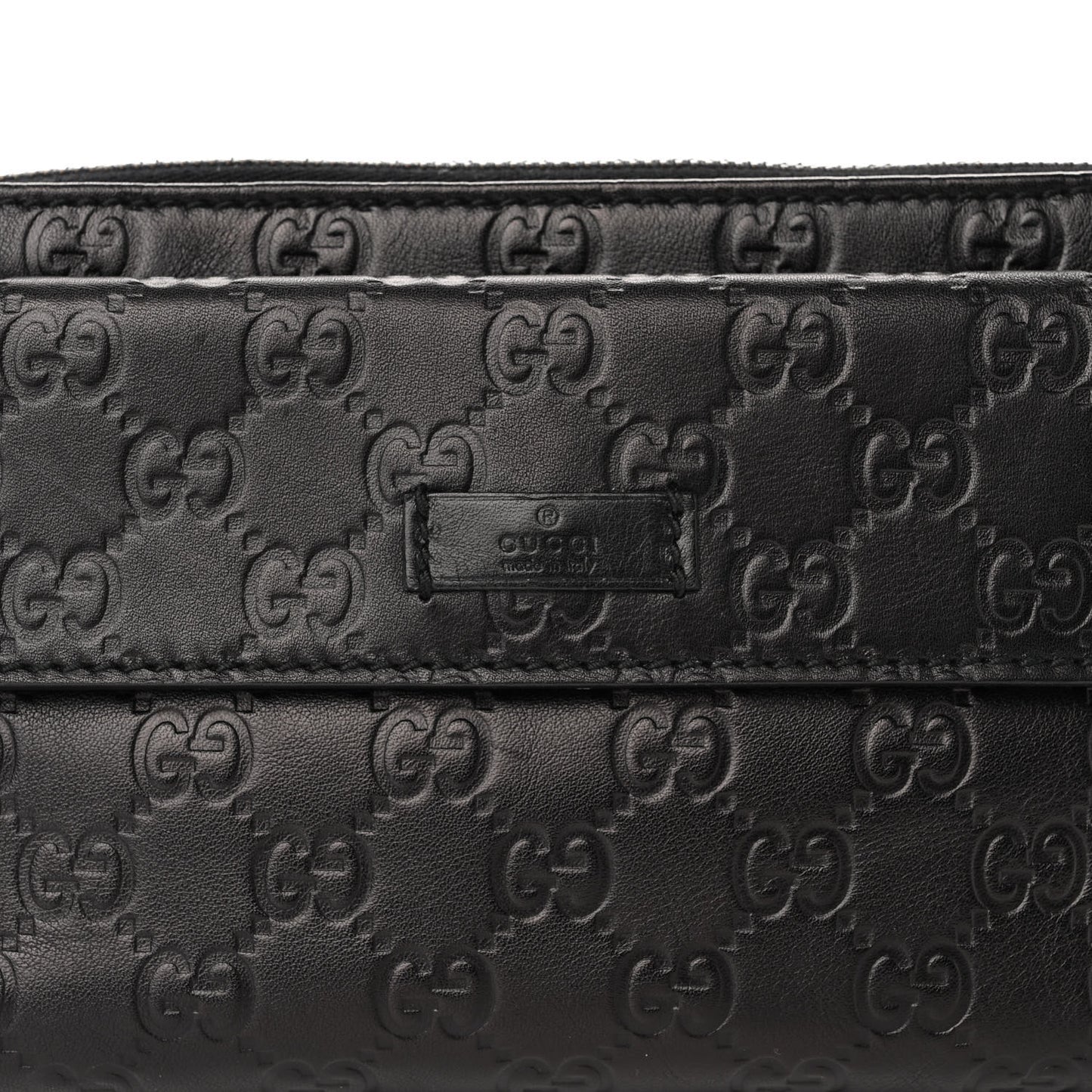 Guccissima Waist Belt Bag Black