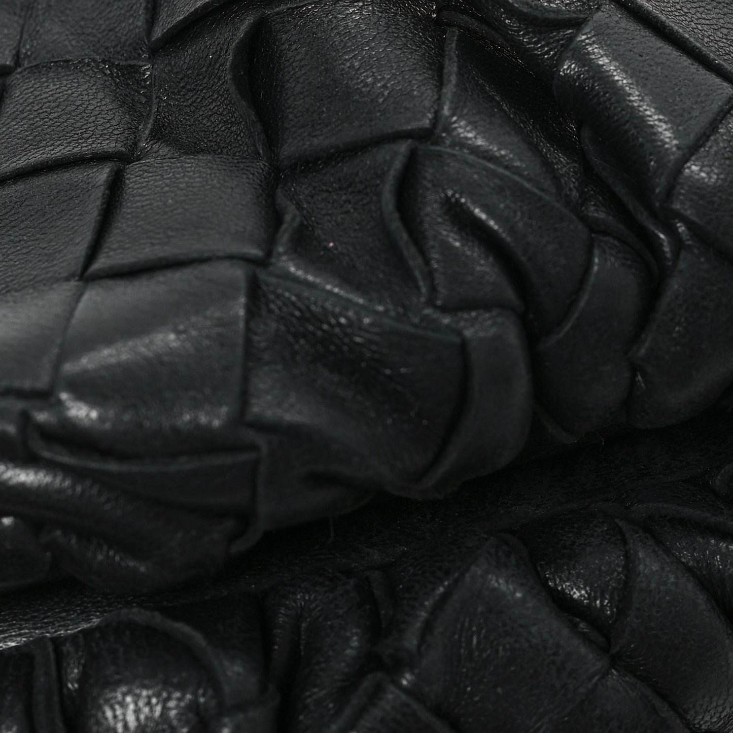 Nappa Intrecciato The Mini Pouch Black