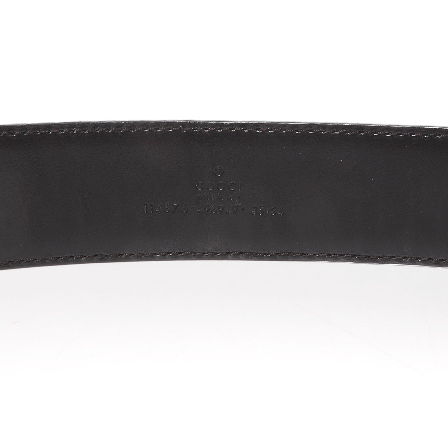 Guccissima Interlocking G 40mm Belt 85 34 Brown