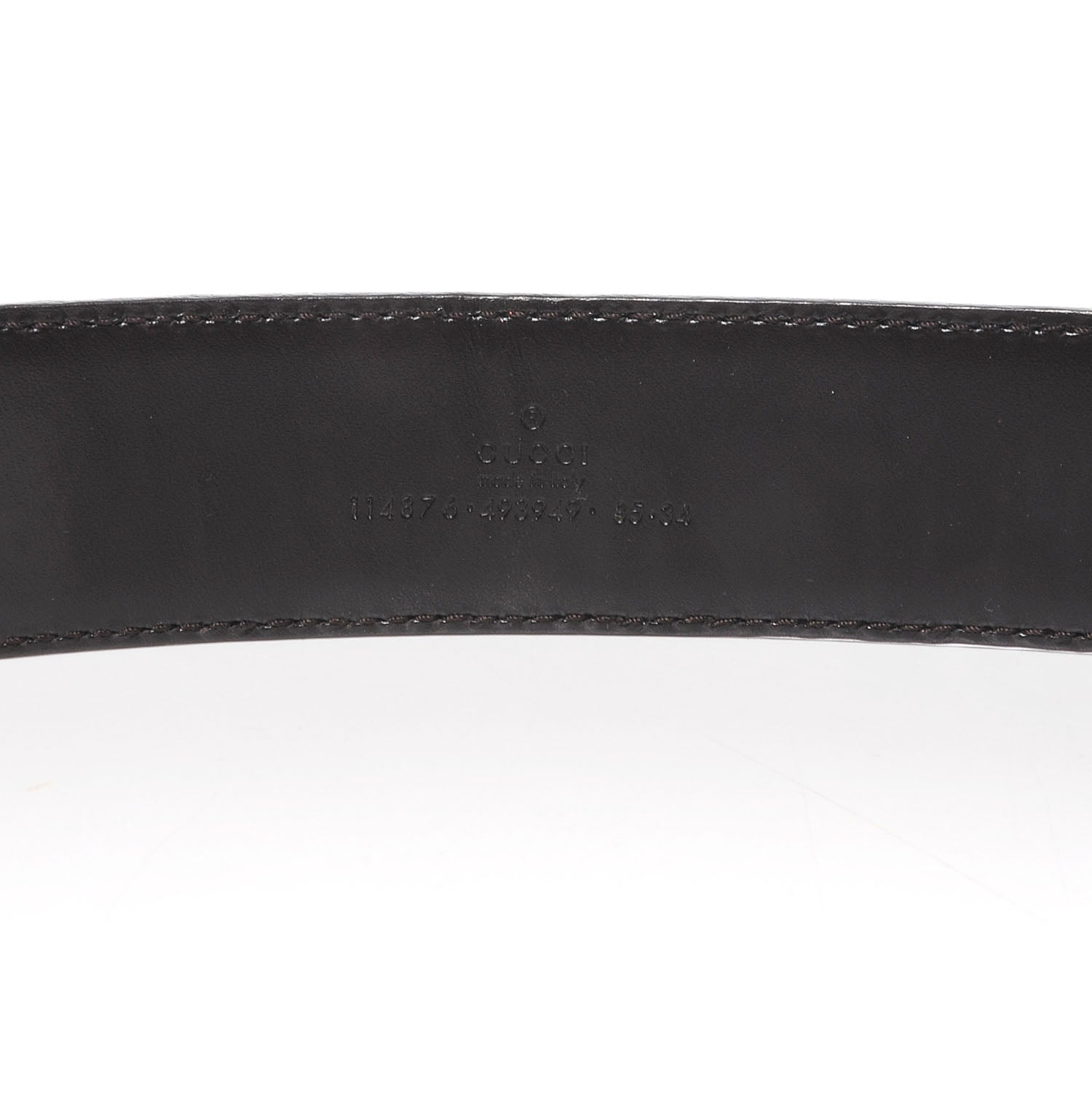 Gucci Guccissima Interlocking G 40mm Belt 85 34 Brown 3 of 4