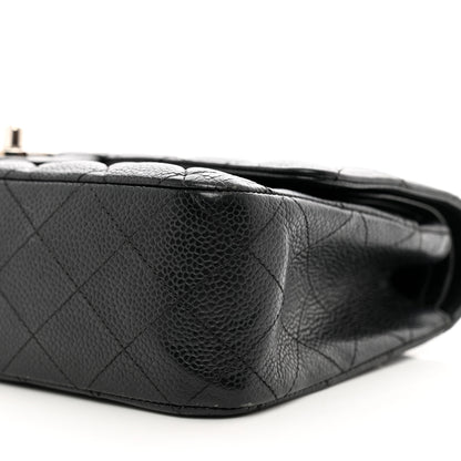 Chanel Caviar Quilted Medium Double Flap Black 10 of 11