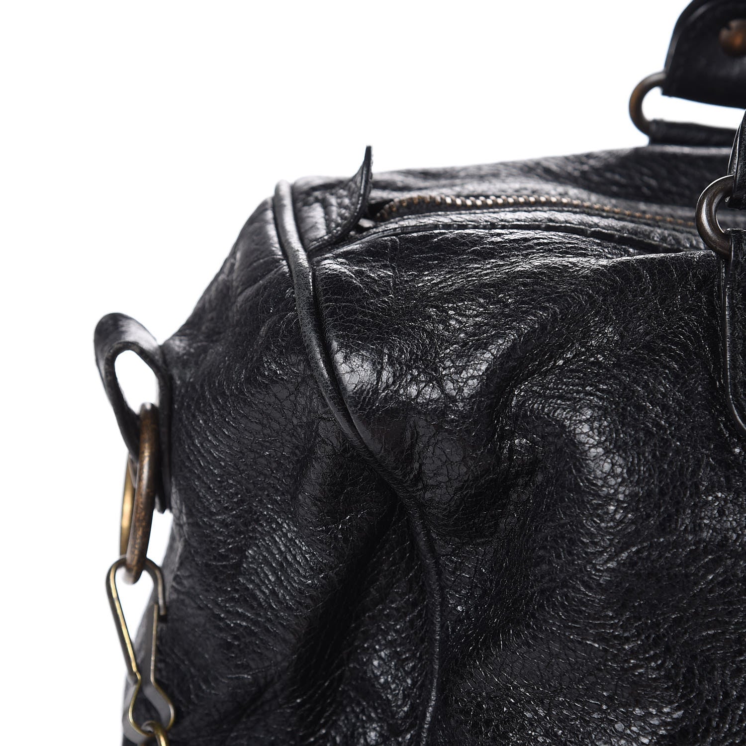 Balenciaga Agneau Classic Hardware Boston Black 14 of 18