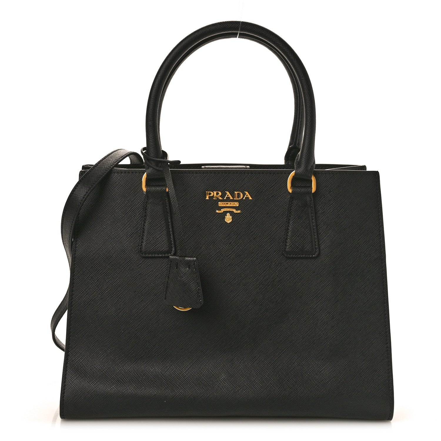 Prada Saffiano Tote Black 1 of 9