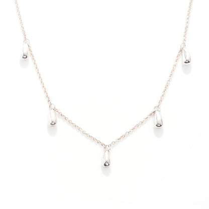 Tiffany Sterling Silver Elsa Peretti Teardrops Necklace 1 of 6