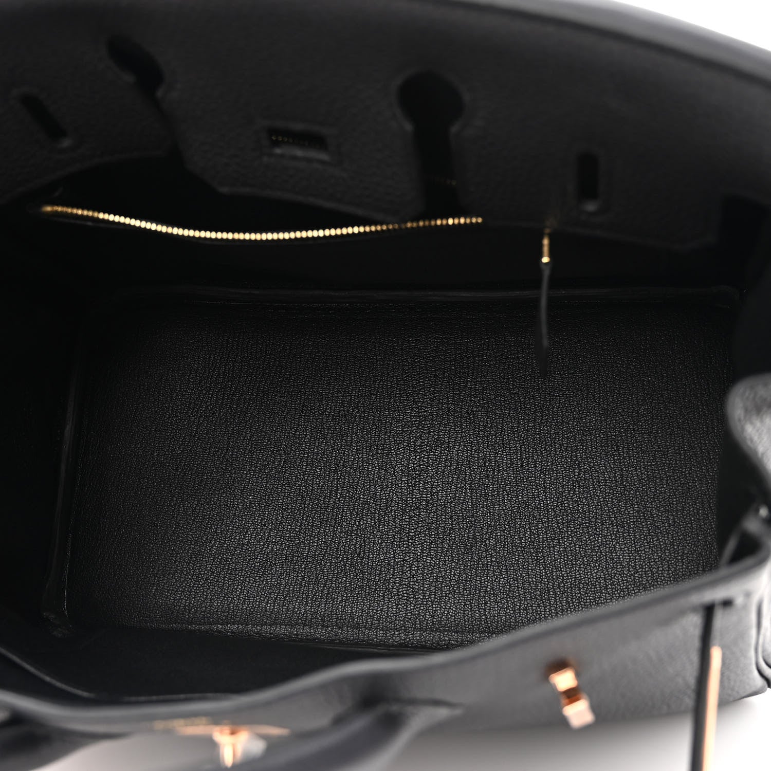 Hermes Togo Birkin 25 Black 5 of 11