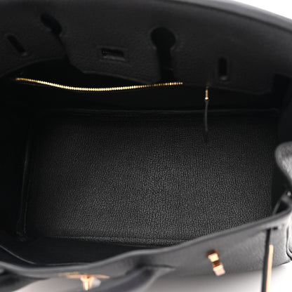Hermes Togo Birkin 25 Black 5 of 11