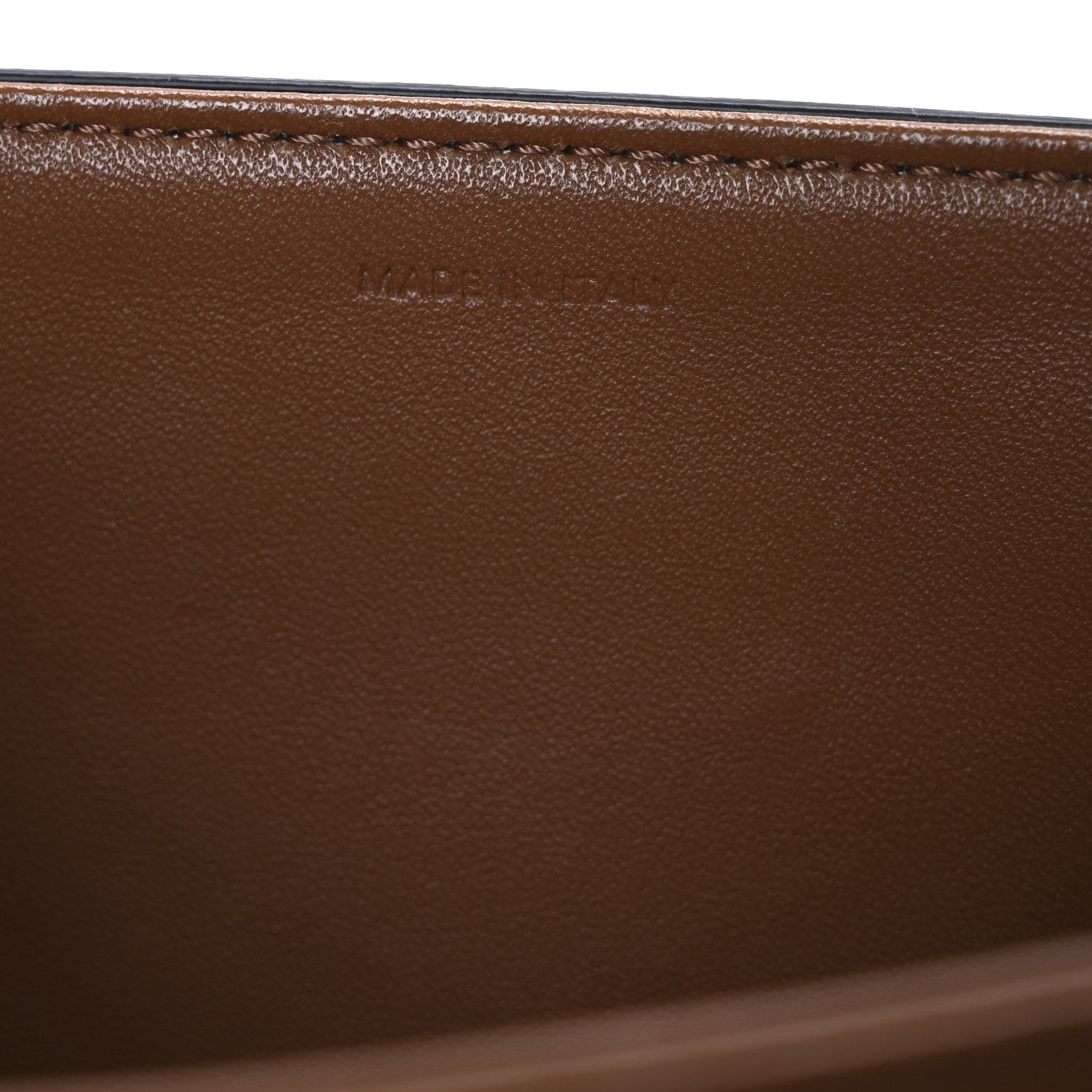 Celine Triomphe Canvas Calfskin Medium Triomphe Bag Tan 7 of 13