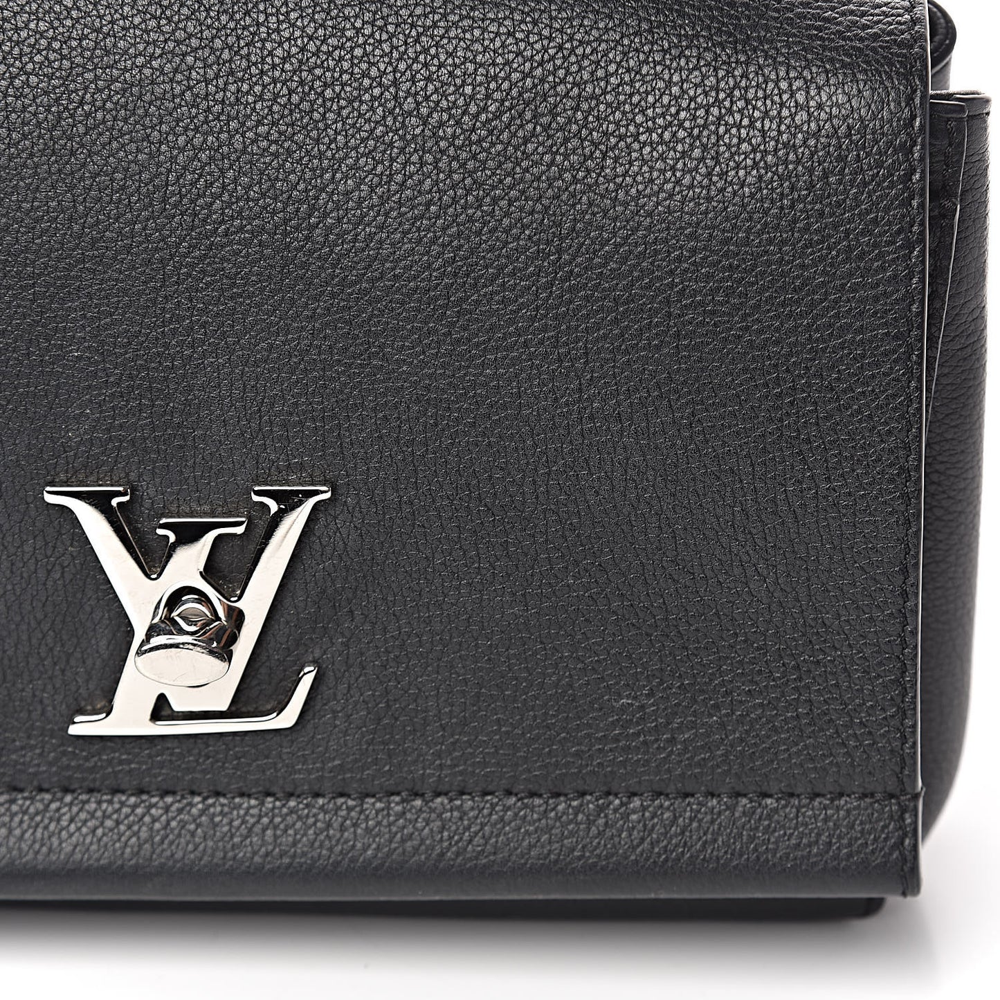 Calfskin Lockme II Chain Bag BB Black