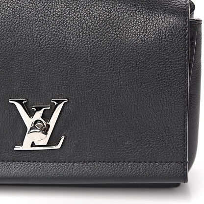 Louis Vuitton Calfskin Lockme II Chain Bag BB Black 12 of 17