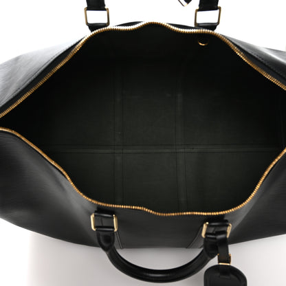 Louis Vuitton Epi Keepall 55 Black 4 of 9