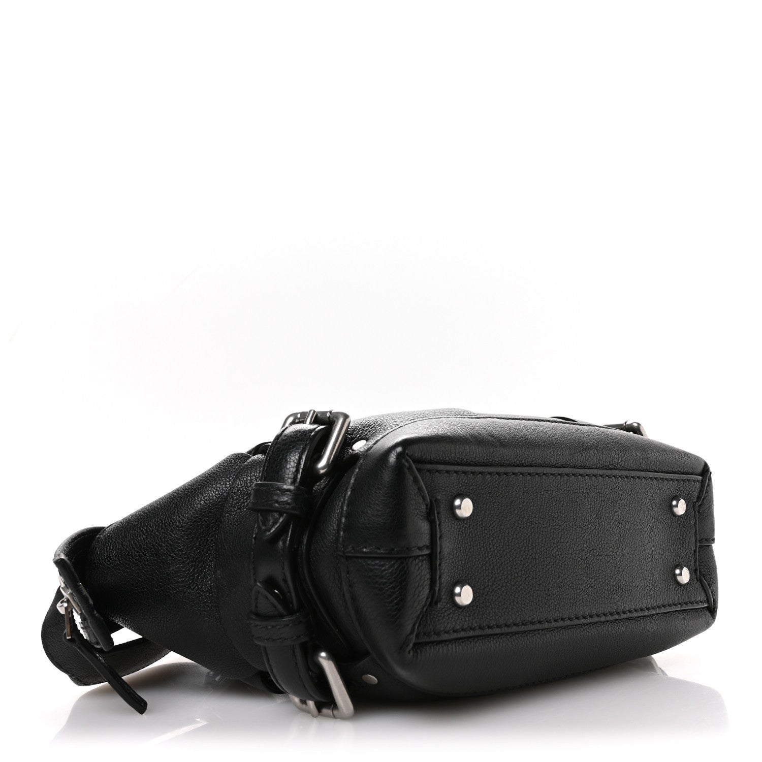 Bottega Veneta Grained Calfskin Arco Tool Tote Black 4 of 10