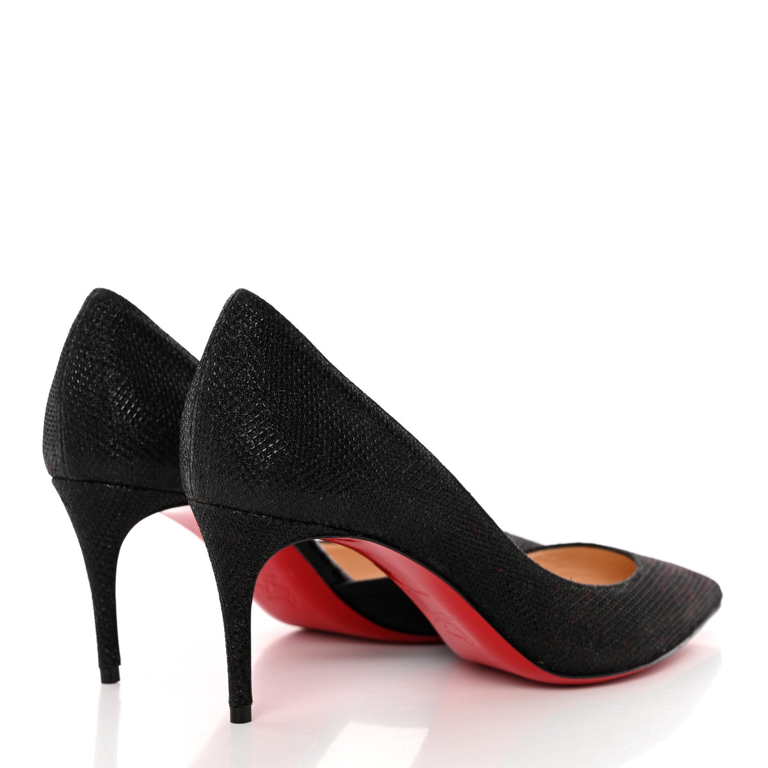 Christian Louboutin Glitter Tennis Iriza 70 Pumps 37 Black 4 of 11
