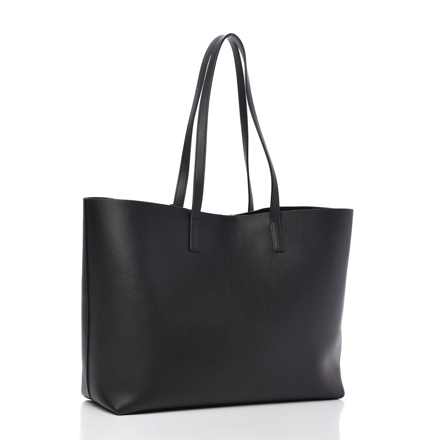 Calfskin Large Shopping Tote Black
