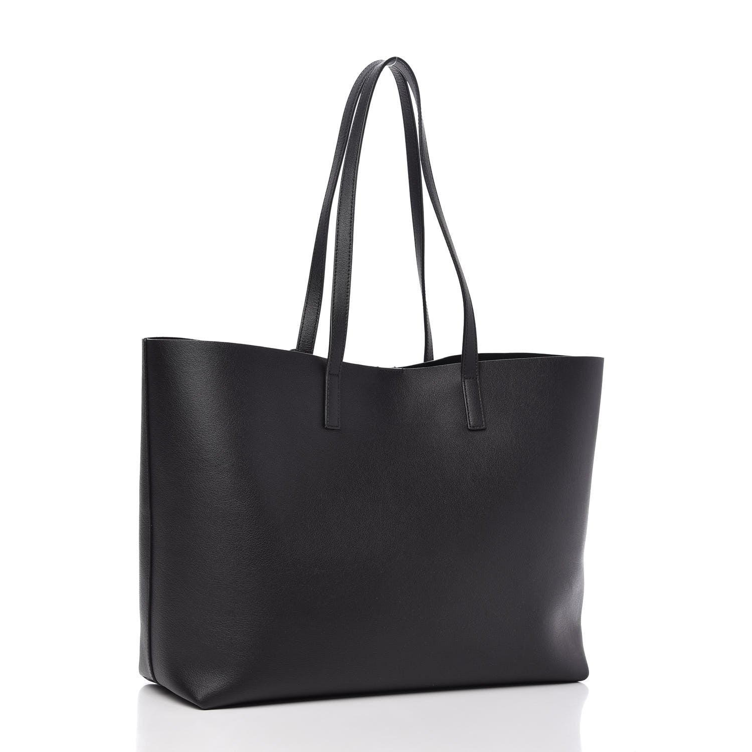 Saint Laurent Calfskin Large Shopping Tote Black 3 of 13
