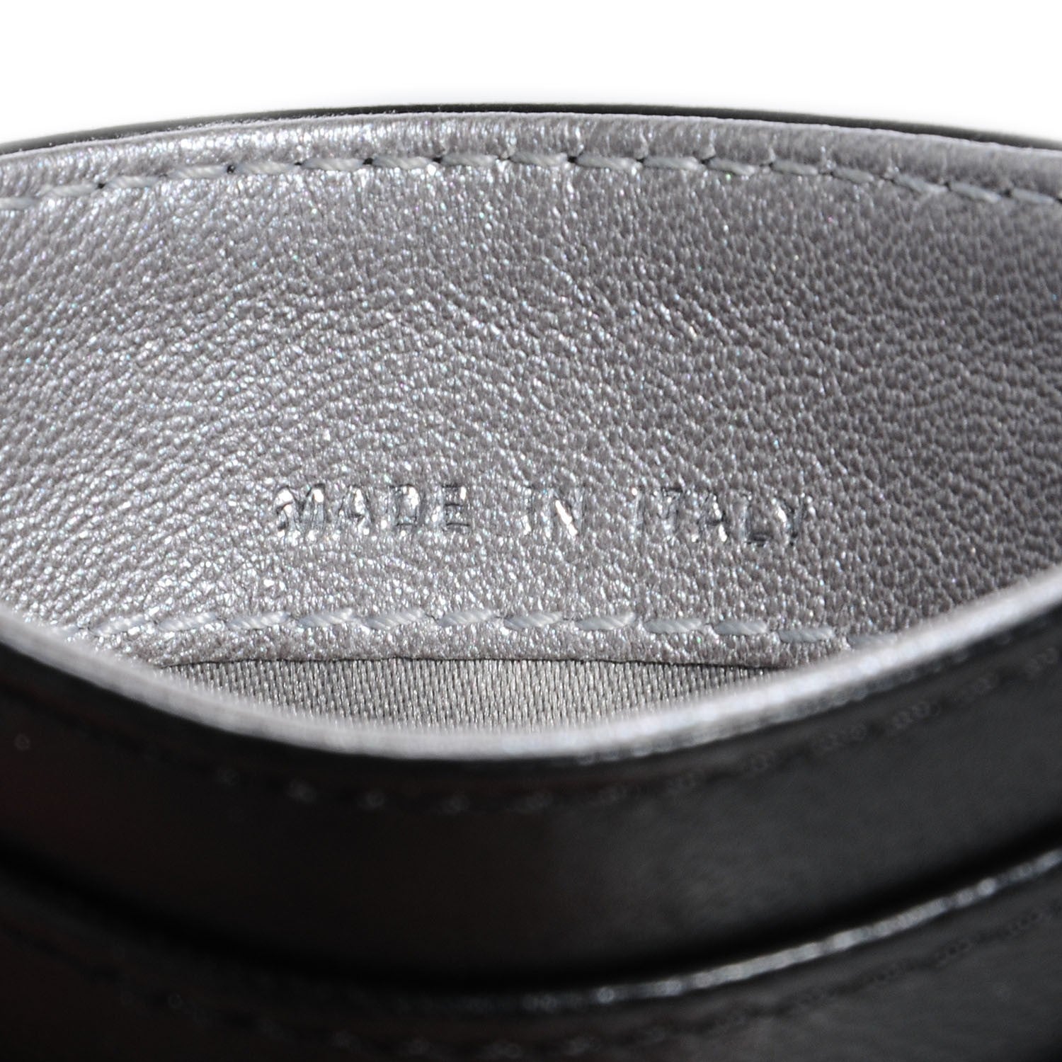 Chanel Lambskin Camellia Embossed Card Holder Black 7 of 9