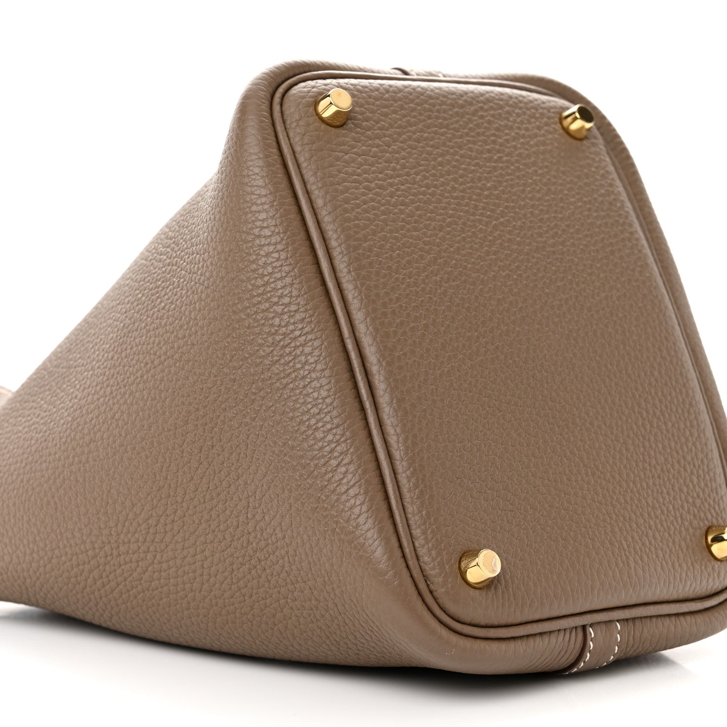 Hermes Taurillon Clemence Picotin Lock 18 PM Etoupe 9 of 12