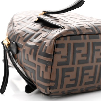 Fendi Vitello Bi-Color FF 1974 Embossed Mini Backpack Maya Black 9 of 12