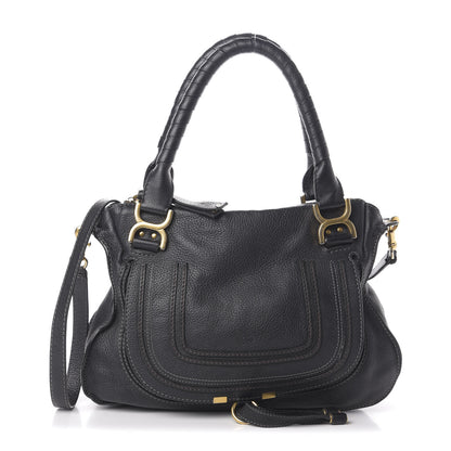 Chloe Calfskin Medium Marcie Satchel Black 1 of 10