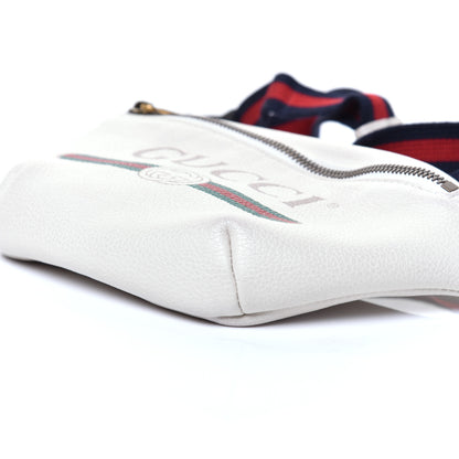 Gucci Grained Calfskin Small Logo Belt Bag White 8 of 12