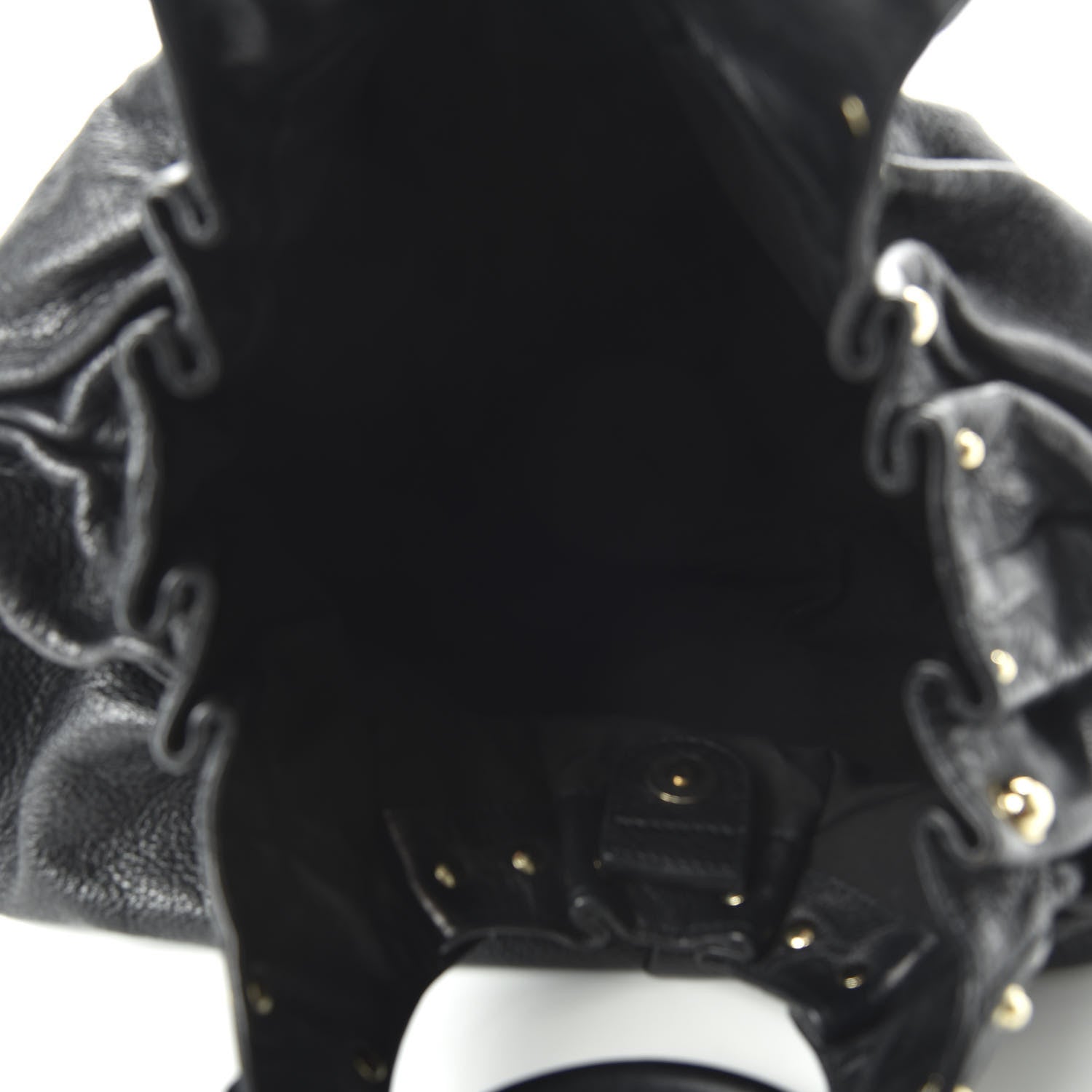 Gucci Calfskin Studded Large Pelham Tote Black 5 of 11