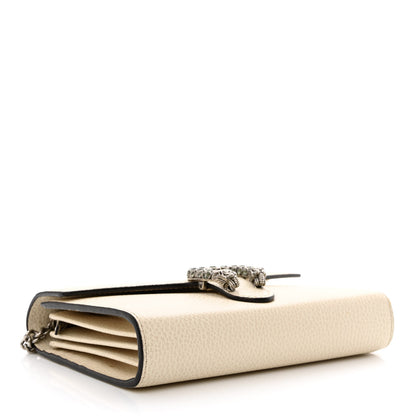 Gucci Dollar Calfskin Mini Dionysus Chain Wallet Mystic White 4 of 16