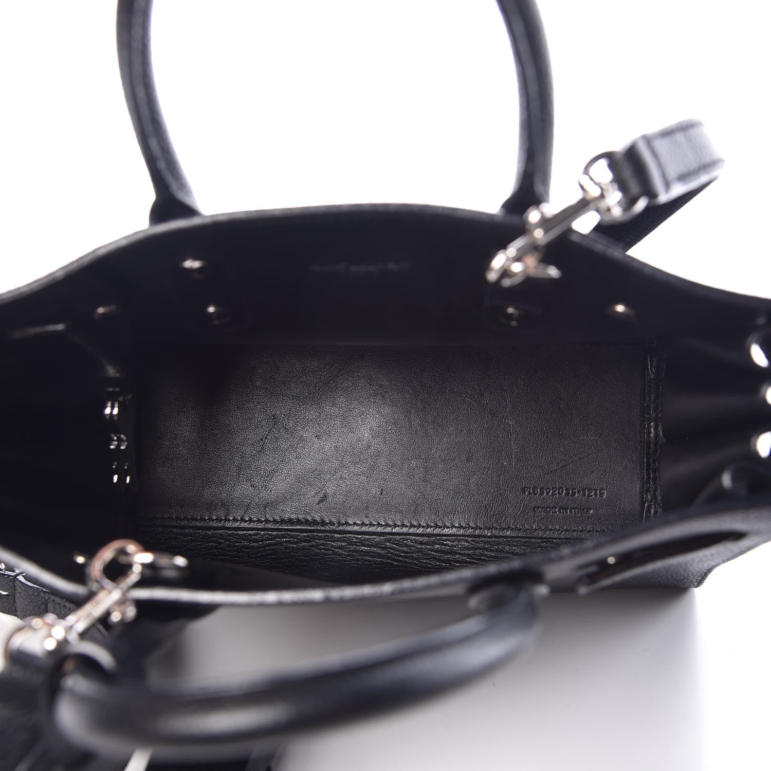 Saint Laurent Grained Calfskin Nano Sac De Jour Black 6 of 15