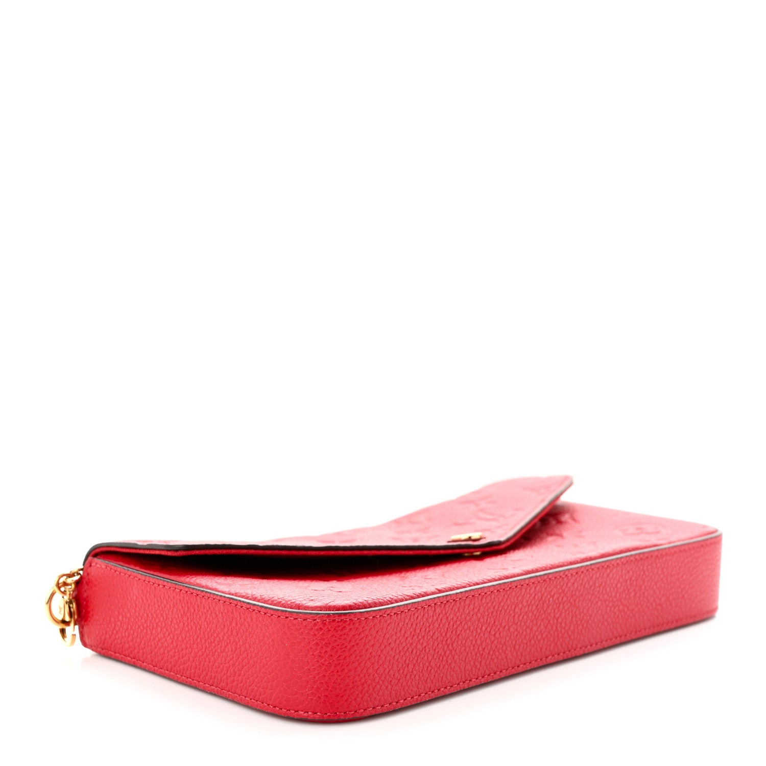 Louis Vuitton Empreinte Pochette Felicie Chain Wallet Scarlet 5 of 11