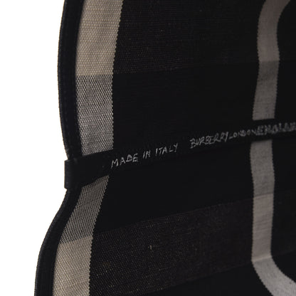Burberry Coated Canvas Mega Check Sketchbook Medium Reversible Doodle Tote Black 9 of 14