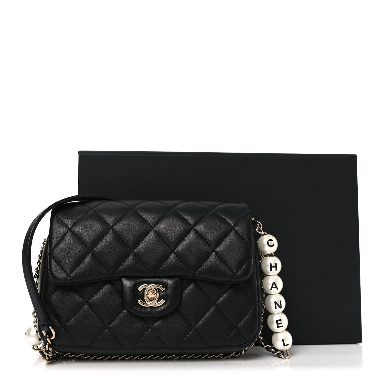 Chanel Lambskin Quilted Small My Precious Flap Black 11 of 11