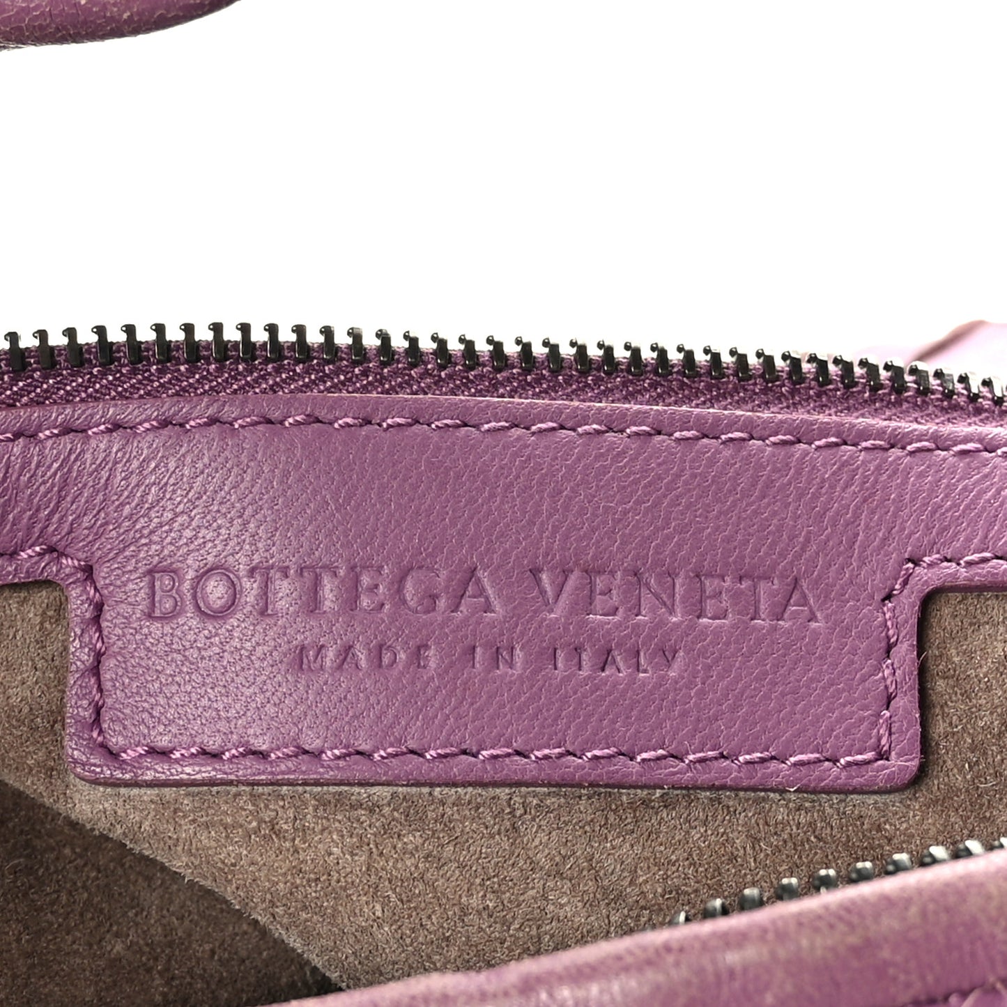 Nappa Intrecciato Small Veneta Hobo Purple