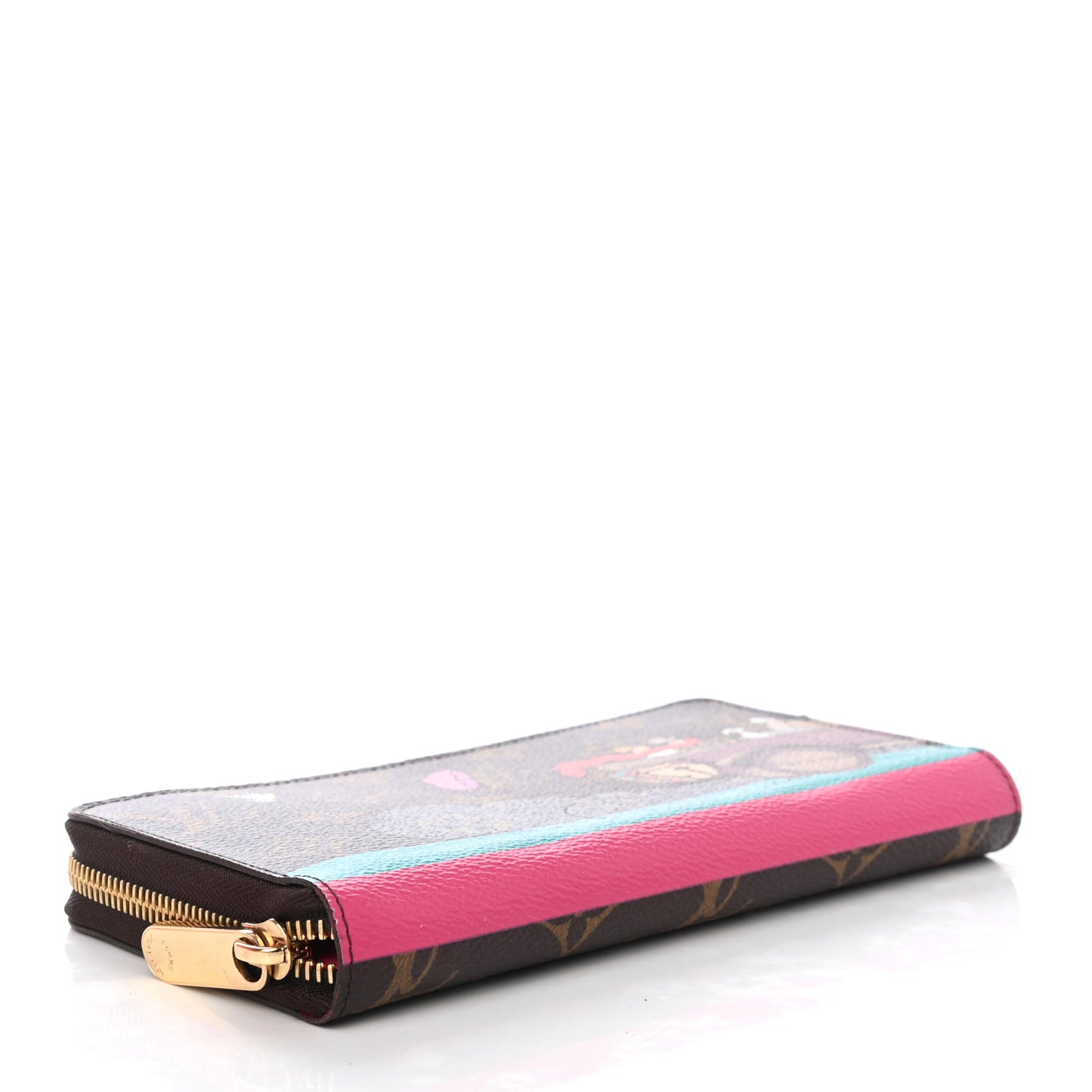 Monogram 2015 Christmas Animation Zippy Wallet Hibiscus