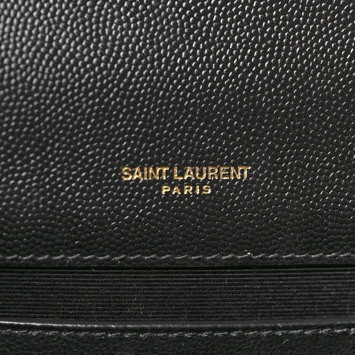Saint Laurent Grain De Poudre Textured Mixed Matelasse Triquilt Medium Monogram Satchel Black 7 of 10