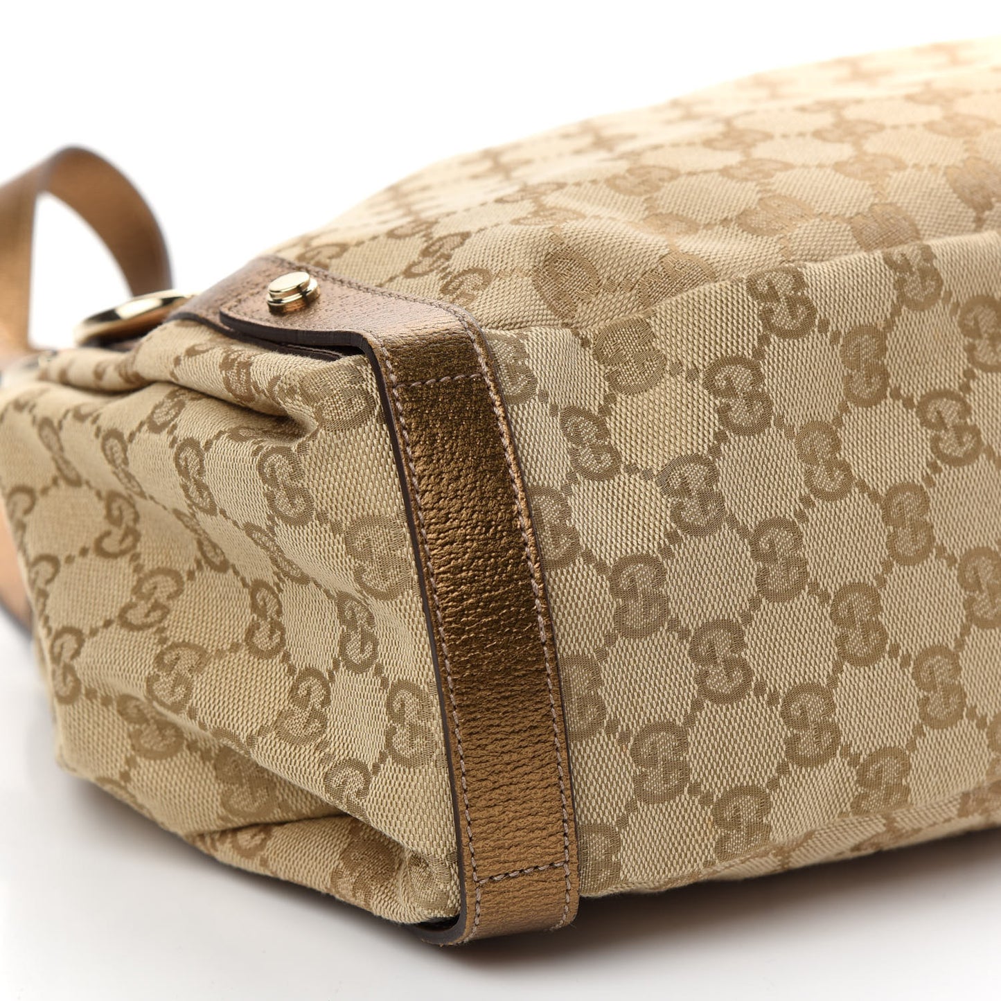 Monogram Medium Abbey Shoulder Bag Bronze