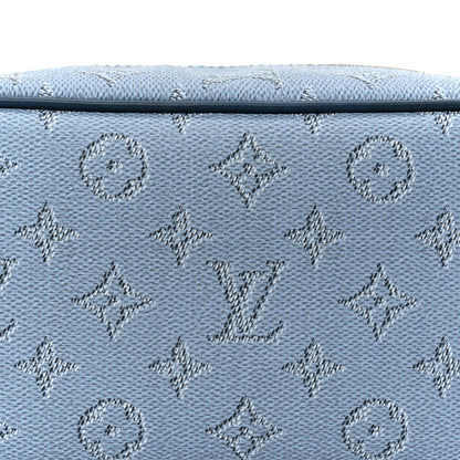 Louis Vuitton Monogram Heritage Locker Dopp Kit Toilet Pouch Blue 7 of 7