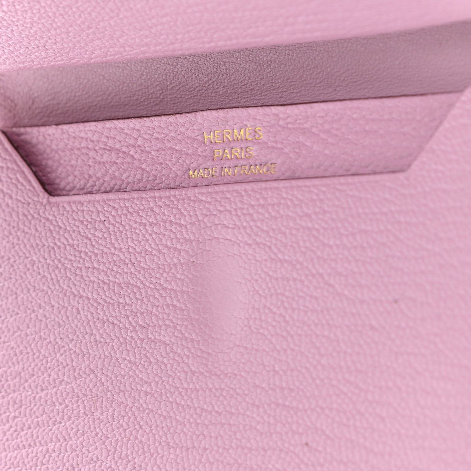 Hermes Chevre Mysore Bearn Mini Wallet Mauve Sylvestre 9 of 10