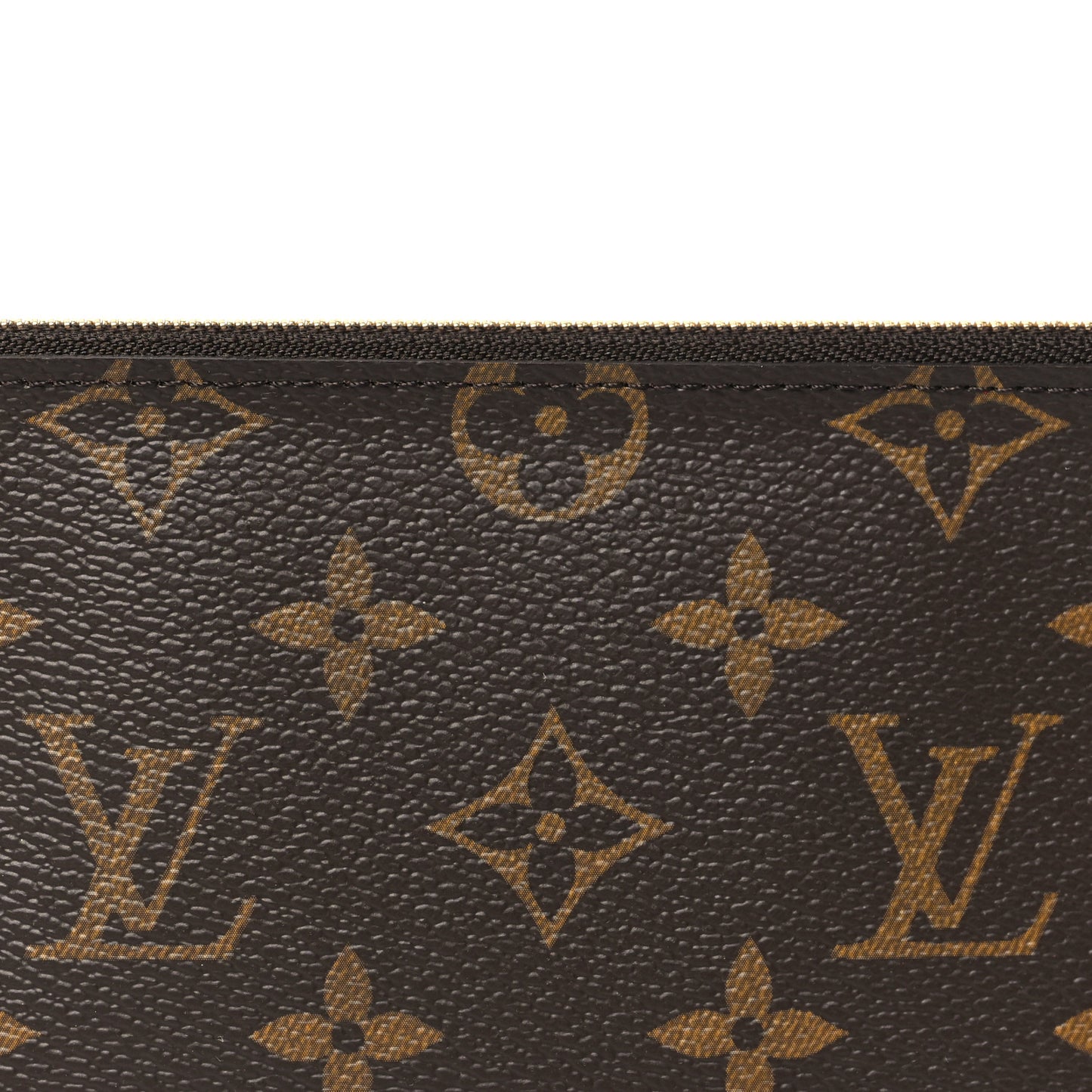 Monogram Felicie Chain Wallet Zippered Insert Fuchsia