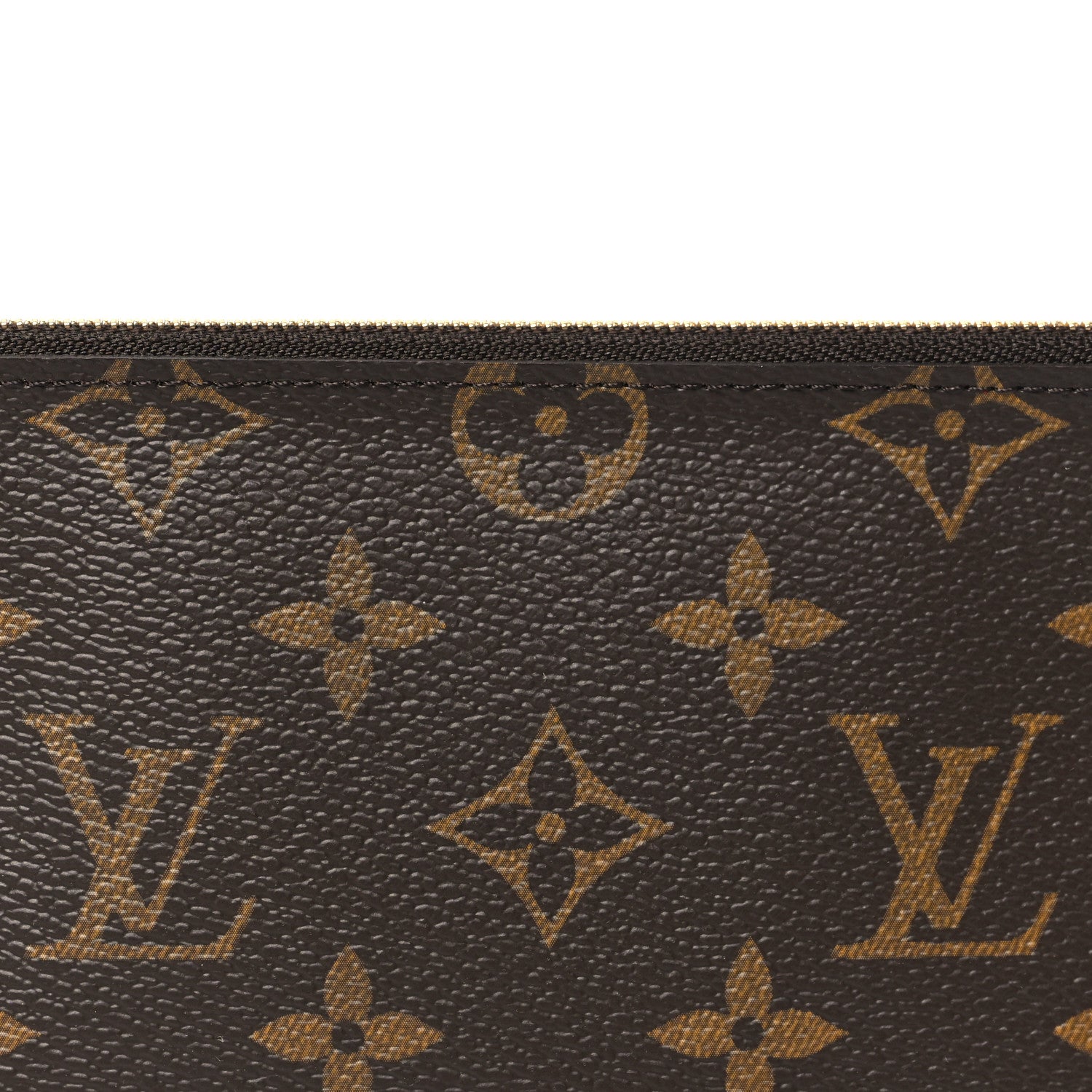 Louis Vuitton Monogram Felicie Chain Wallet Zippered Insert Fuchsia 7 of 7