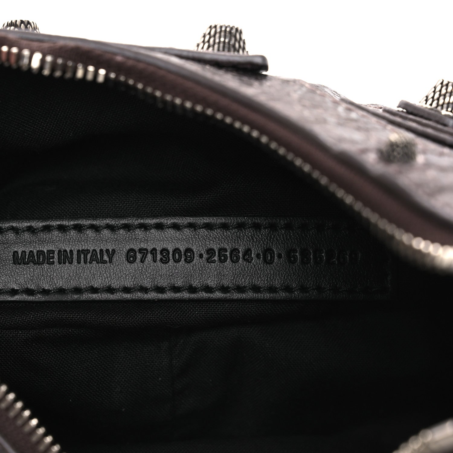 Balenciaga Metallic Agneau Arena Le Cagole Shoulder Bag XS Dark Bronze 7 of 11