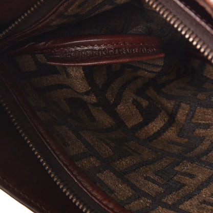 Fendi Velvet Zucca Vitello Forever Hobo Fango Grigio Bruciato 7 of 10