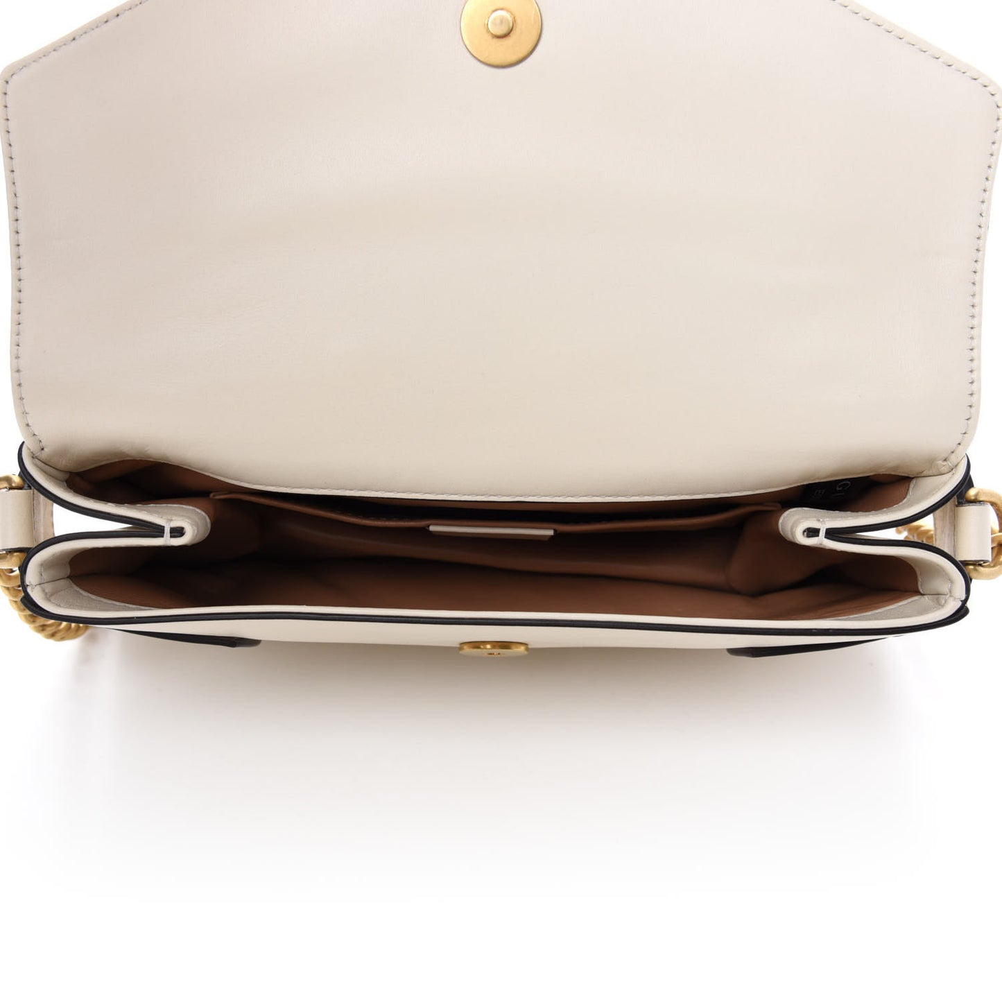 Nappa Pearl Studded Mini Queen Margaret Broadway Shoulder Bag Mystic White