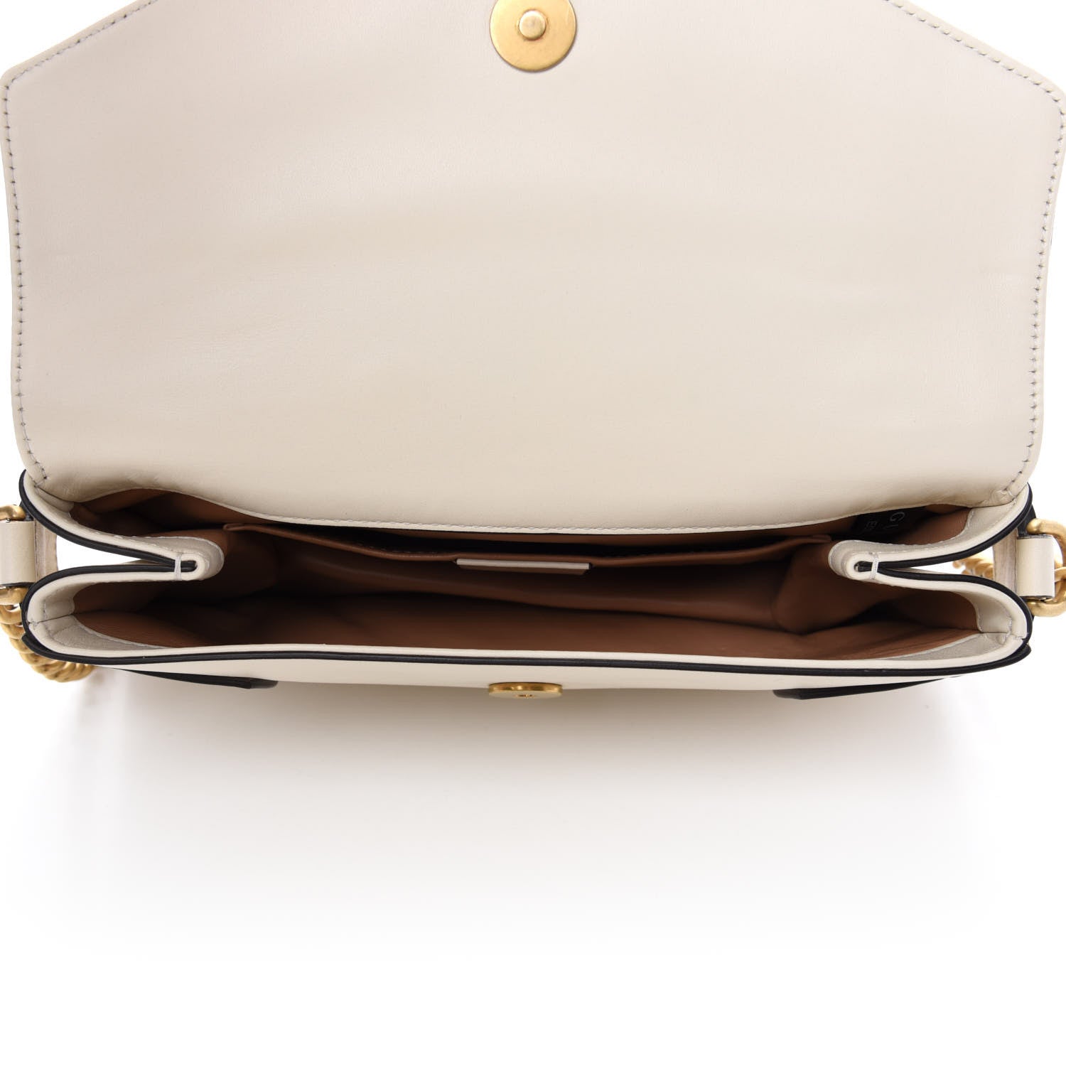 Gucci Nappa Pearl Studded Mini Queen Margaret Broadway Shoulder Bag Mystic White 5 of 11