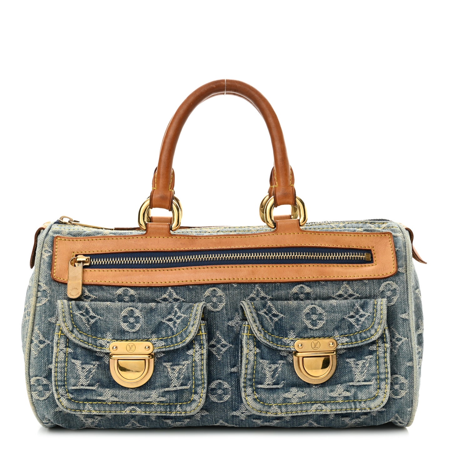Monogram Denim Neo Speedy Blue