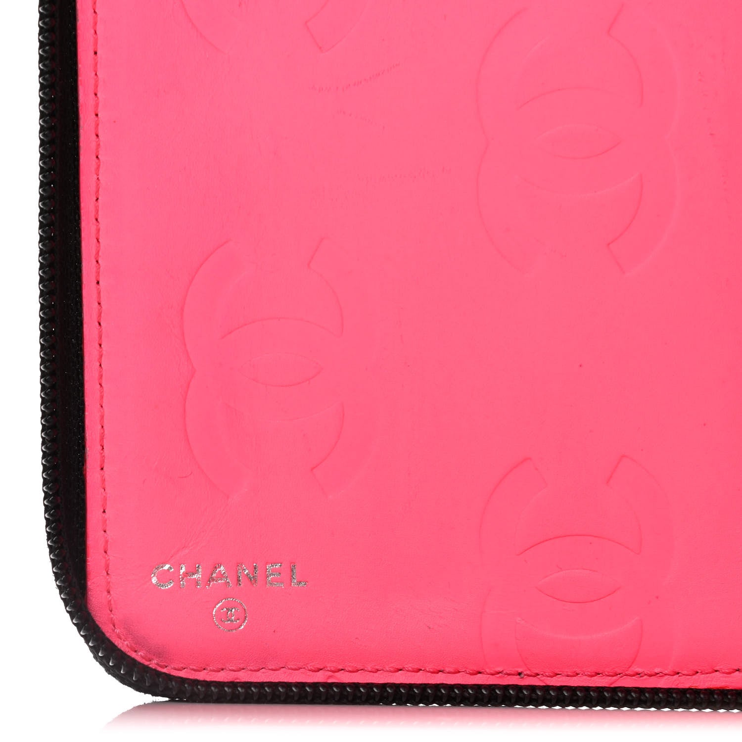 Chanel Calfskin Cambon Zip Around Organizer Wallet Black 18 of 21
