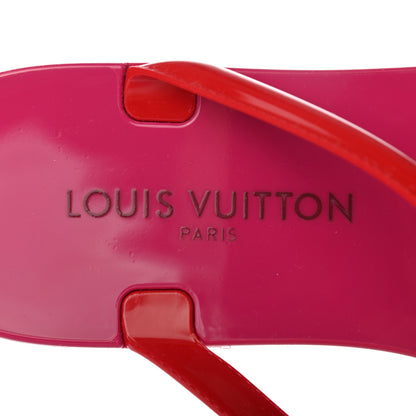 Louis Vuitton Patent Seastar Thong Sandals 39 Pink 7 of 8