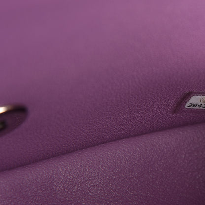 Chanel Lambskin Quilted Mini Rectangular Flap Purple 7 of 9