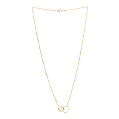 Cartier 18K Yellow Gold Interlocking LOVE Necklace 3 of 6