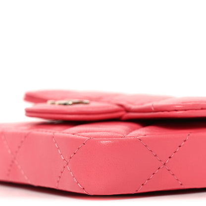 Chanel Lambskin Quilted Mini Chain Belt Bag Pink 10 of 10