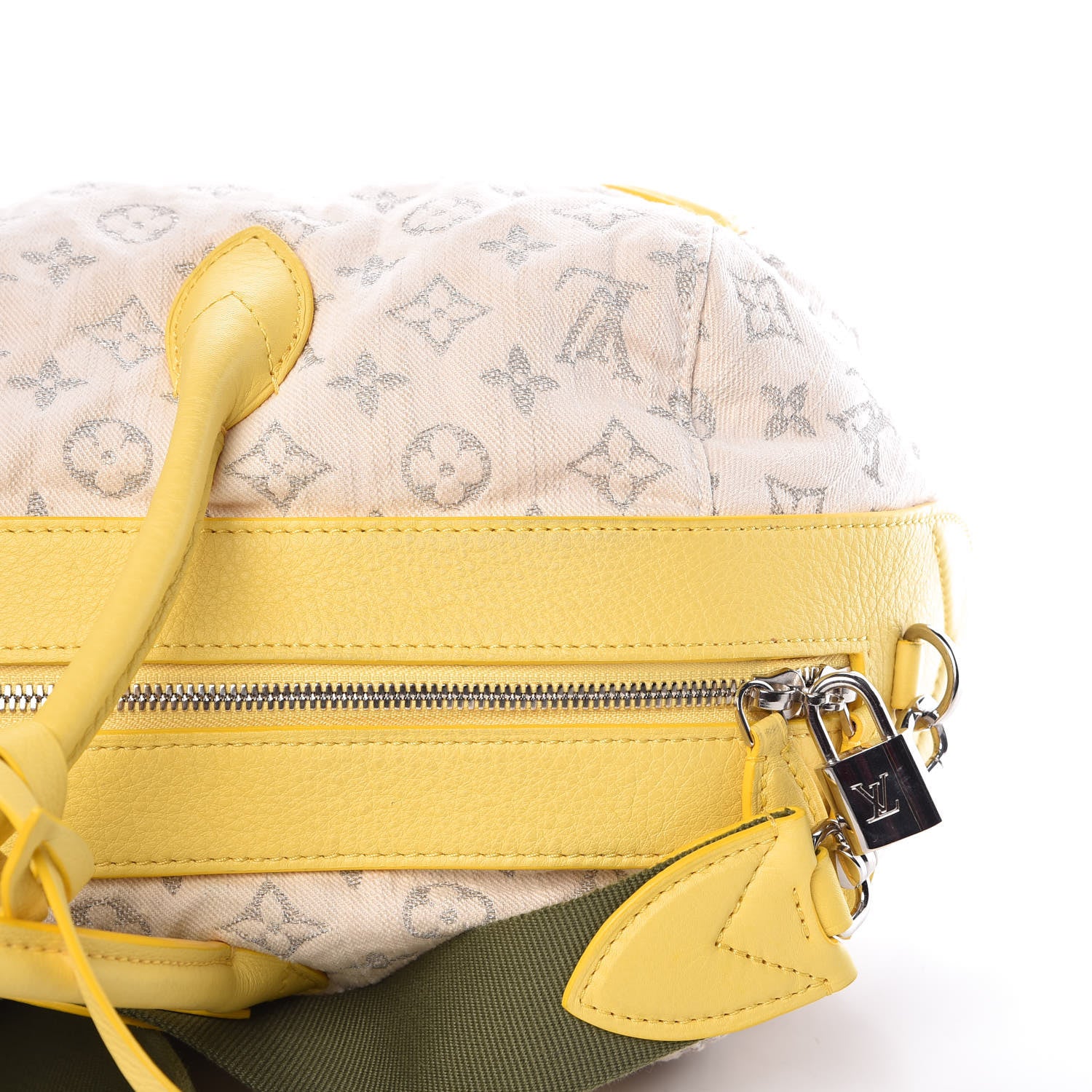 Louis Vuitton Monogram Denim Speedy Round Yellow 13 of 13